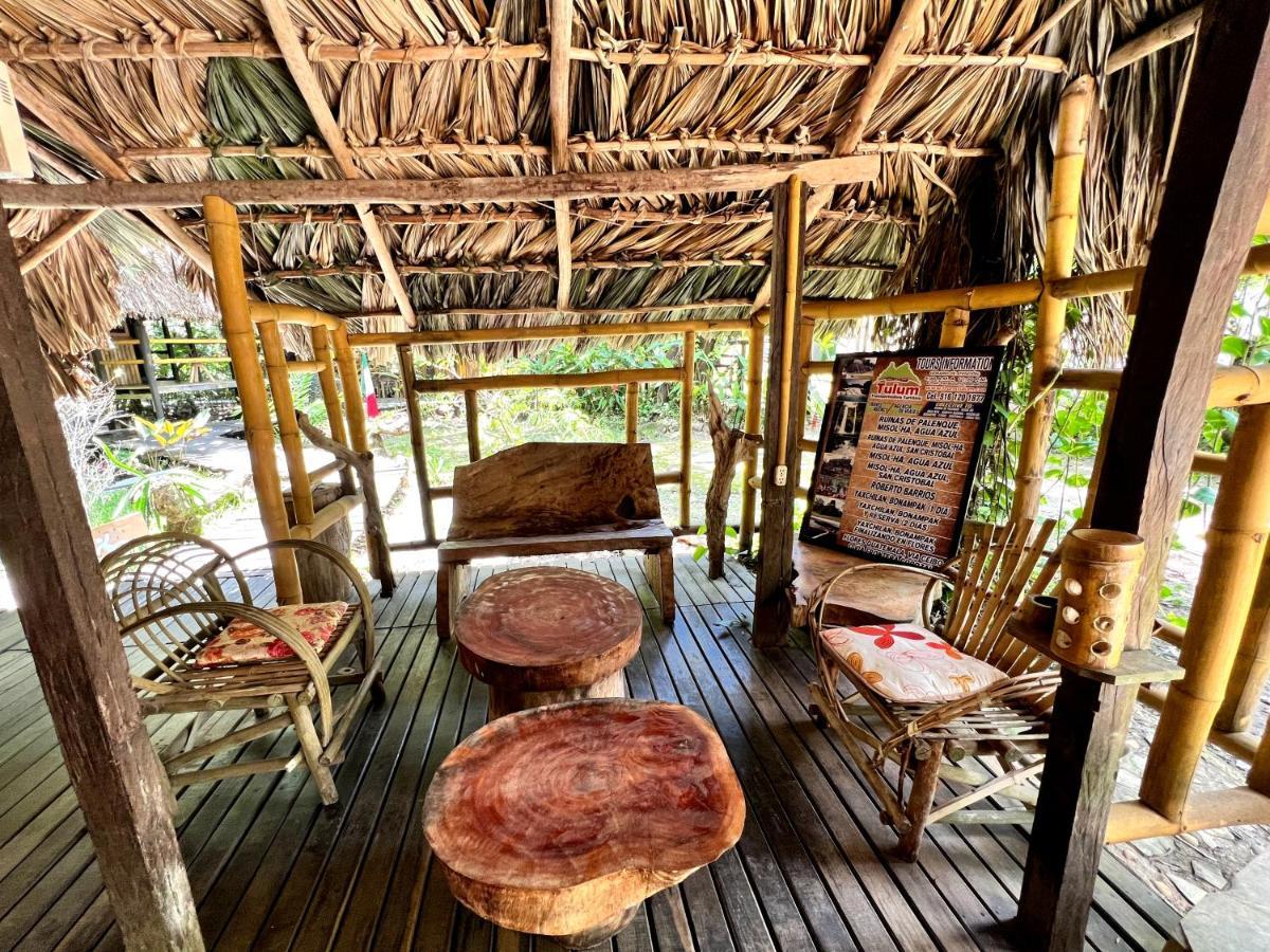 Cabanas Bambutan Паленке Экстерьер фото